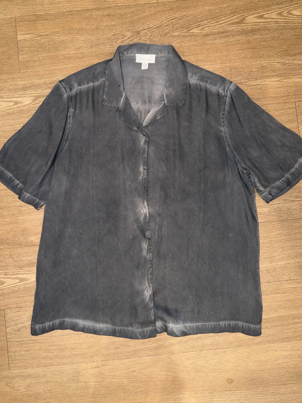 Topshop Light Gray Blouse